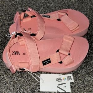 Zara Coral Pink Adventure Sandals